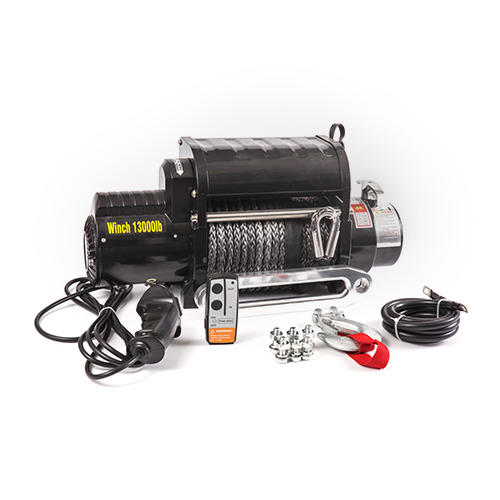 12V/24V high pulling force Off Road Winch-SIC13.0WX synthetic rope