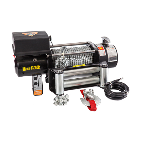 12V/24V high pulling force off road winch-SEC13.0X wire rope